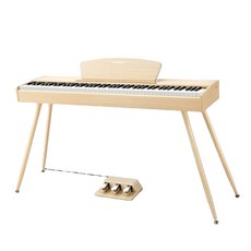 DONNER DDP-80 木質88鍵全配重電鋼琴 公司貨 完整套裝 演奏級觸感, 橡木色