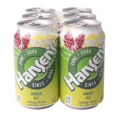 HansEn's natural 無麩質薑汁汽水, 6件, 355毫升