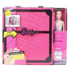 手提娃娃衣櫃組 1入娃娃 YS1601/一盒入 活動關節11.5吋美少女CF136274, 一盒入, 1個