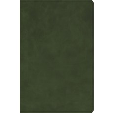 (英文圖書) CSB Giant Print Bible Holman Handcrafted Edition Marbled Olive Premium Calfskin Leather, Holman Bibles, 英文, 皮革