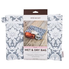 BEBE AULAIT 乾濕兩用尿布收納袋, Chateau Silver