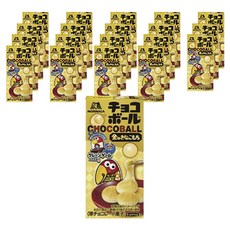 MORINAGA 森永 大嘴鳥巧克力球 黃豆粉年糕口味, 20個, 26g