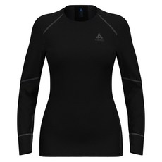 ODLO ECO X-WARM銀離子加強保暖圓領上衣 159221 女 黑