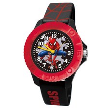 Marvel漫威 靈活蜘蛛人雙色殼兒童手錶，可愛卡通造型，輕巧舒適，安全親膚材質，展現孩子個性