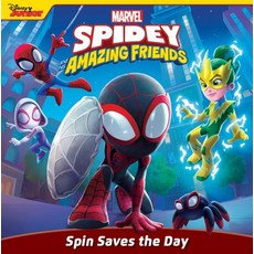 (英文圖書)Spidey and His Amazing Friends: Spin Saves the Day 平裝版, Random House/Marvel, 英文