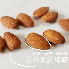 自然堅果 原味杏仁果, 560g, 1個