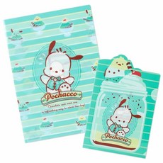 三麗鷗 帕洽狗 A4文件夾 L夾 - 可愛卡通正版授權, 詳見包裝, 1個