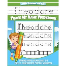 (英文圖書)Theodore Letter Tracing for Kids Trace My Name Workbook: Tracing Books for Kids... 平裝版, Createspace Independent Pub..., 英文