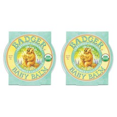 BADGER 孩童洋甘菊金盞花舒緩潤膚膏, 2罐, 56g