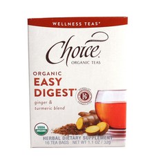 Choice Organic Teas 生薑薑黃茶包, 16件, 2克