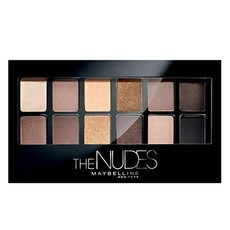 MAYBELLINE 媚比琳 自然色調12色眼影盤, 1入, The Nudes