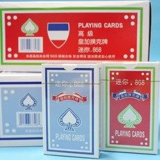 台灣製 868 皇加 (12副入) 迷你 標準樸克牌, 紅色, 1個