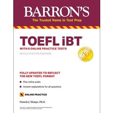 TOEFL IBT With 8 Online Practice Tests 17/E, BARRONS, 英語, 平裝書