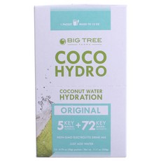 BIG TREE FARMS Coco Hydro Electrolite 飲料混合原味, 22克, 15件