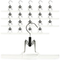 MAWA 褲夾衣架裙褲衣架 M-26, 5件, 白色的