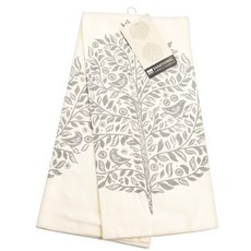 now DESIGNS 圖案印花棉質廚房毛巾, 1個, 榆木灰