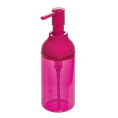 iDESIGN 針式肥皂泵浴室分配器, 1個, 品紅