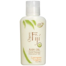 Organic Fiji 冷壓椰子油檸檬草橘子, 1個, 89ml