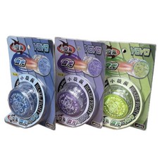 玩具先生 小旋風YOYO發光溜溜球 自動迴轉 初學者適用, 隨機顏色NG包裝小舊