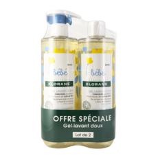 KLORANE 蔻蘿蘭 寶寶金盞花洗髮沐浴精 2x500ml 按壓瓶 補充瓶 (平行輸入), 2套裝
