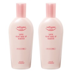 SOFTYMO Super Point Make Up Remover高效眼唇卸妝液, 2個, 230ml