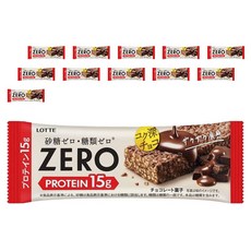 LOTTE 樂天 ZERO濃厚蛋白巧克力棒, 12個, 38.4g