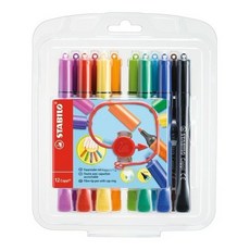 STABILO 德國天鵝 Cappi 人體工學設計彩色筆(168/12-1) 12色 / 盒, 詳見包裝