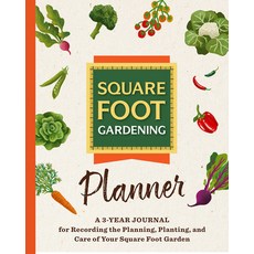 (英文圖書) The Square Foot Gardening Planner: A 3-Year Journal for Recording the Planning ... 平裝版, Cool Springs Press, 英文