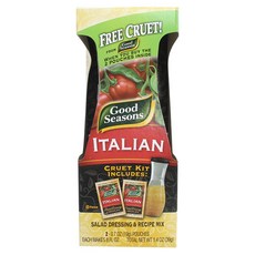 Good Seasons 義大利沙拉醬+醬料瓶, 2件, 19克