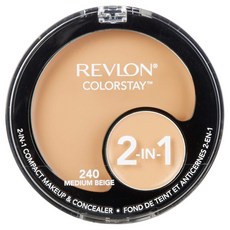 REVLON 露華濃 2 合 1 緊湊型彩妝和遮瑕膏, 1個, 中米色
