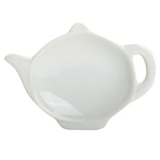 HIC 茶壺造型隔熱杯墊, 1個, 白色的