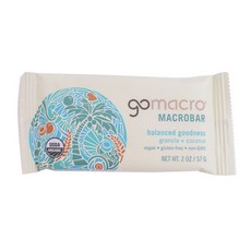 gomacro Balanced Goodness麥片棒 格蘭諾拉麥片椰子口味, 12入, 57g