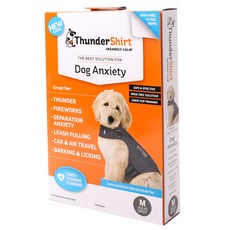 Thunder Works 狗狗不安感寵物犬背心 純灰色, 1個