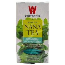 ISSOTZKY TEA 薄荷風味甘菊茶茶包, 20件, 1.5克