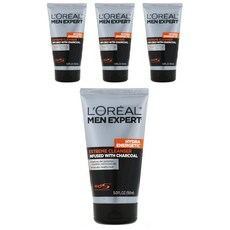 L'OREAL PARIS 巴黎萊雅 木炭潔面乳, 4條, 150ml
