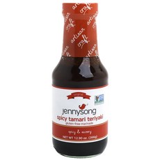jennysong 辣醬油照燒 不含麩質 醃料 不含麩質, 1個, 366克