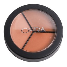 OFRA 3色修容餅 4g, 1個, 深的