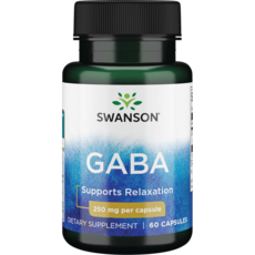 Swanson 斯旺森 GABA膠囊 250mg, 1組, 60顆