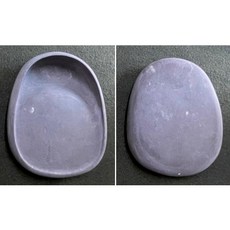 耕硯齋 端硯三大名坑坑仔岩 4寸腰圓形素池 實用型硯台 文房四寶, A016