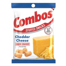 Combos 冠寶 捲心餅乾 切達起司口味, 1包, 178.6g