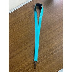 【富巨金】20mm高速帶識別證帶/證件帶 - 2cm寬高速帶/特多龍(頸後安全扣 旋轉金屬鉤), 藍綠色