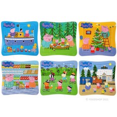 Peppa Pig 粉紅豬小妹拼圖 20片 佩佩豬拼圖 幼兒卡通