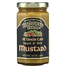 KOZLOWSKI FARMS 所有 Uncle Cal 甜辣芥末醬, 1個, 283克