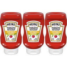 Heinz 亨氏 無鹽番茄醬, 3個, 397克