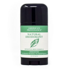 AMERICAN PROVENANCE 無香料除臭劑，適合敏感肌膚, 1個, 75.1g