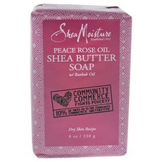 Shea Moisture 玫瑰油乳木果油香皂, 230g, 1個