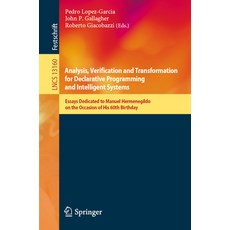 (英文圖書) Analysis Verification and Transformation for Declarative Programming and Intelligent Systems... 平裝版, Springer, 英文