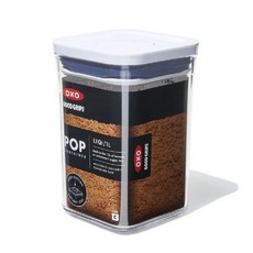 OXO 好好倒按壓式調味料密封保鮮盒, 1瓶, 1L