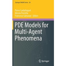 (英文圖書) Pde Models for Multi-Agent Phenomena 精裝版, Springer, 英文