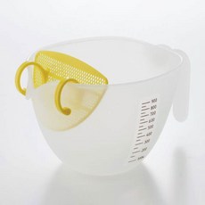 AKEBONO 曙產業 打蛋過濾量杯, 1個, 900ml, 透明